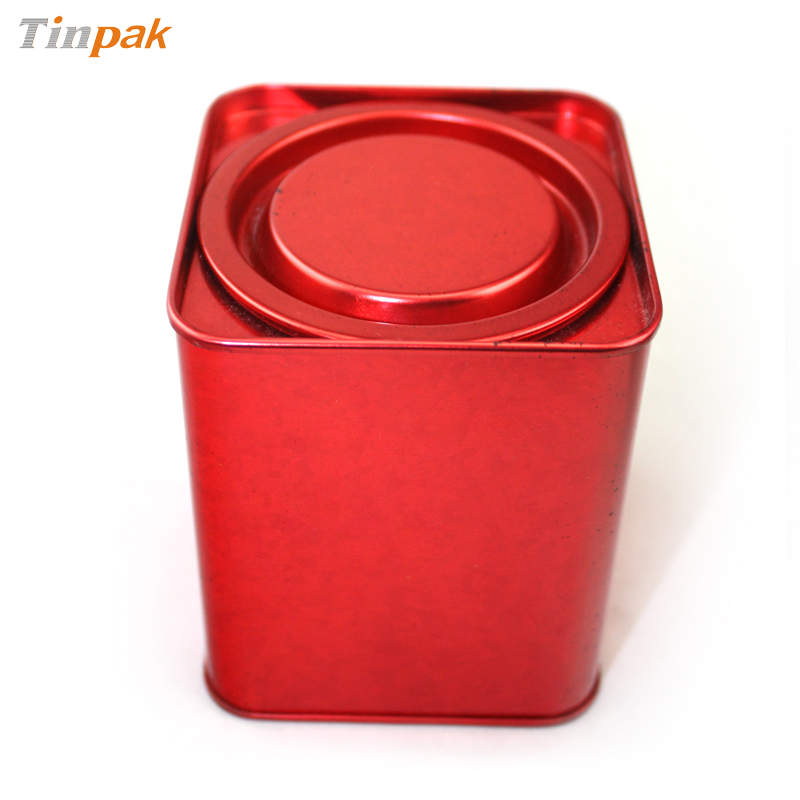 lever lid top tea tin cans